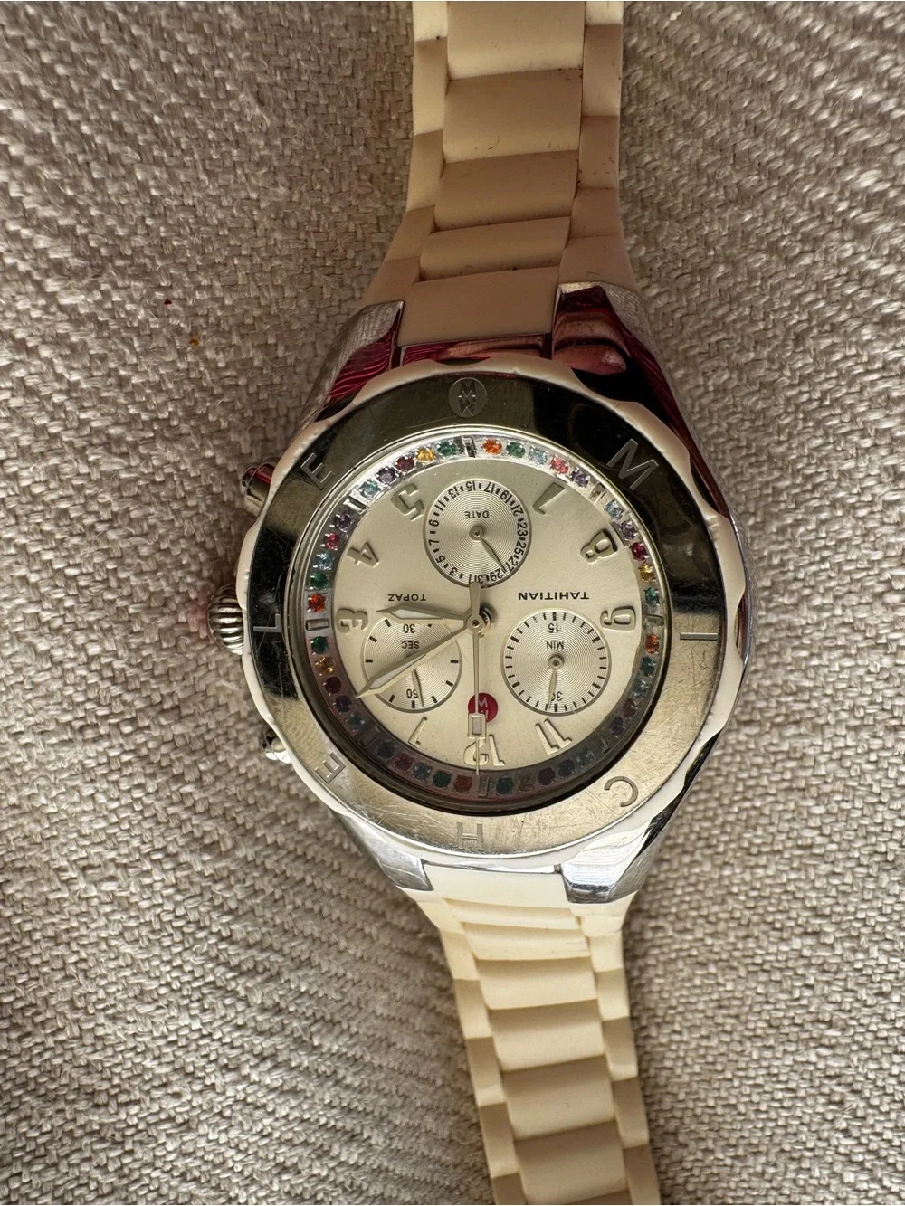 Michele Tahitian Jelly Bean Topaz Watch